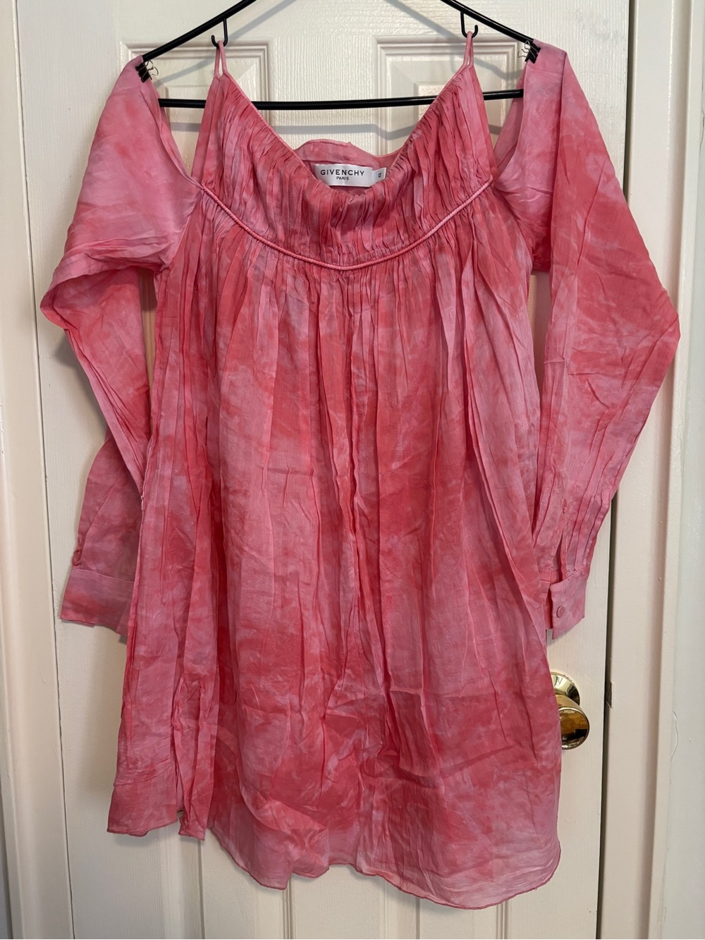 Givenchy Pink Tie-Dye Long Sleeve Tunic